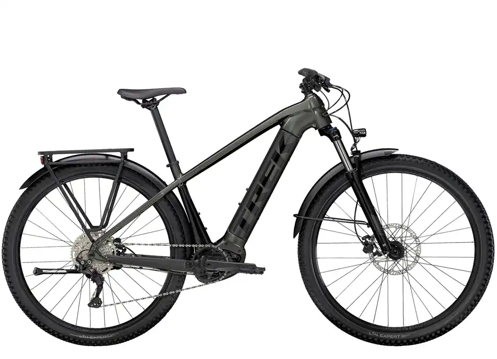 Trek Powerfly Sport 4 Equipped M šedá/černá Vysoce Kvalitní