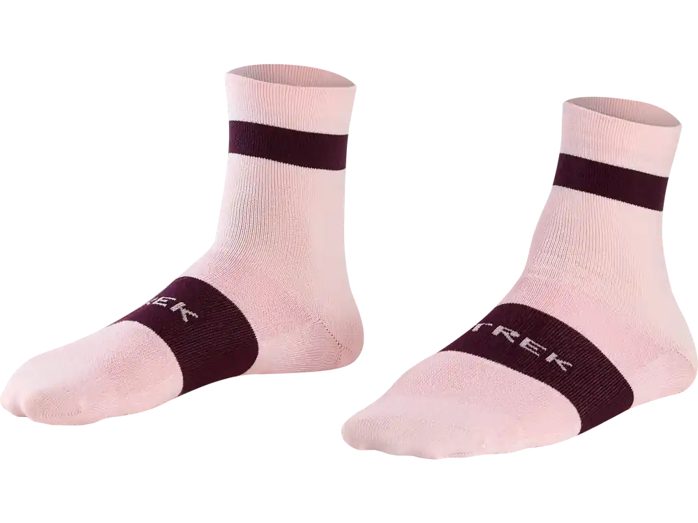 Cenový Hit Trek Race Quarter Cycling Sock L růžová