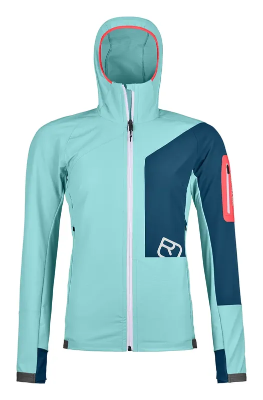 Přímo Od Výrobce Ortovox Berrino Hooded Jacket W M tyrkysová