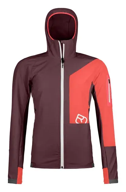 Ortovox Berrino Hooded Jacket W M vínová Časově Omezené