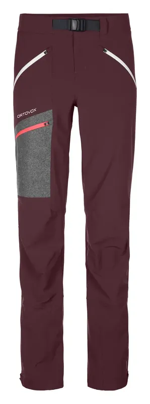Ortovox Cevedale Pants W M vínová Cenově Výhodný