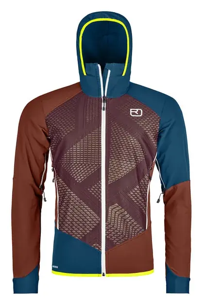 Ortovox Col Becchei Jacket M XL červená/oranžová Expresní Doručení