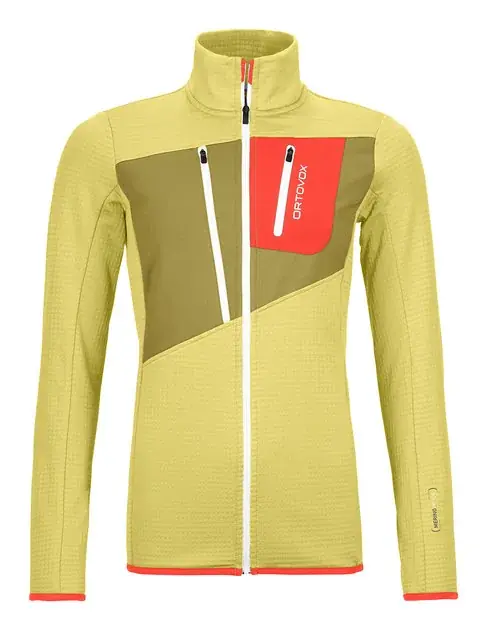 Ortovox Fleece Grid Jacket W XS zelená Nakupujte Hned