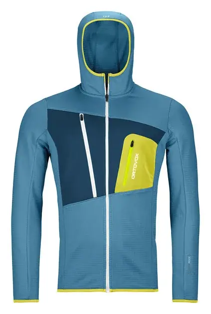Ortovox Fleece Grid Hoody M M modrá Super Cena