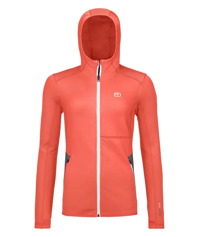 Ortovox Fleece Hoody W XS korálová Nejlepší Volba