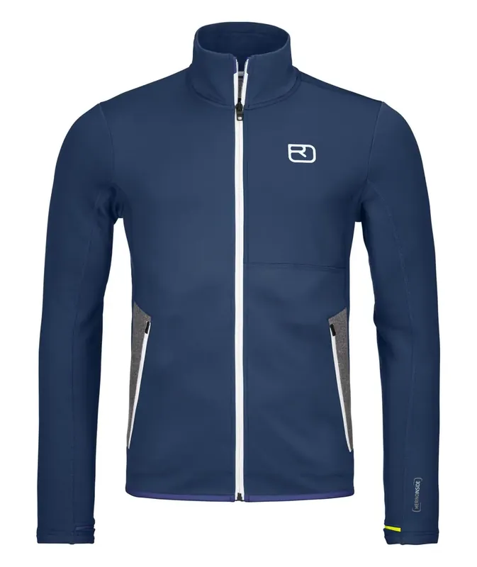 Ortovox Fleece Jacket M XL tmavě modrá Dokud Zásoby Vydrží