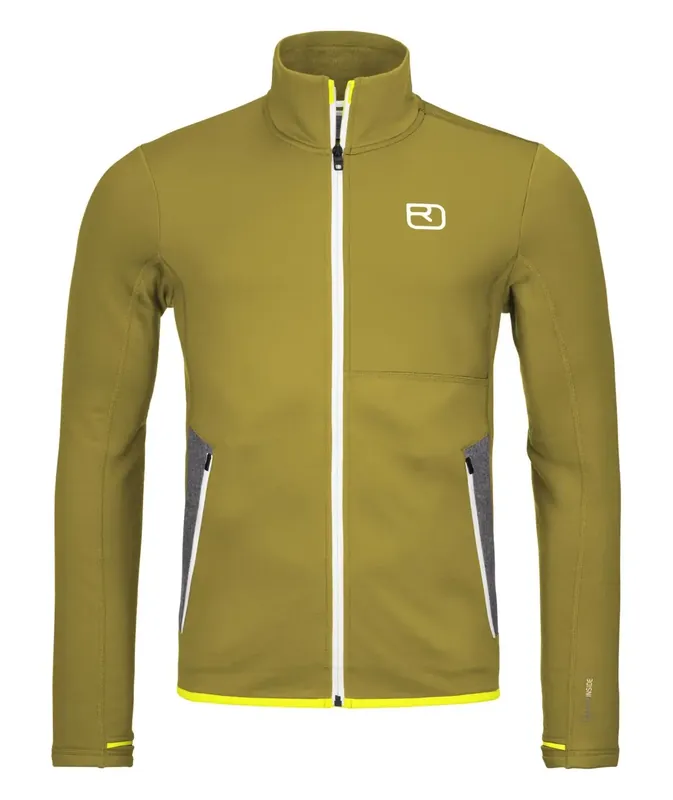 Ortovox Fleece Jacket M XL zelená/žlutá Vrácení Zdarma