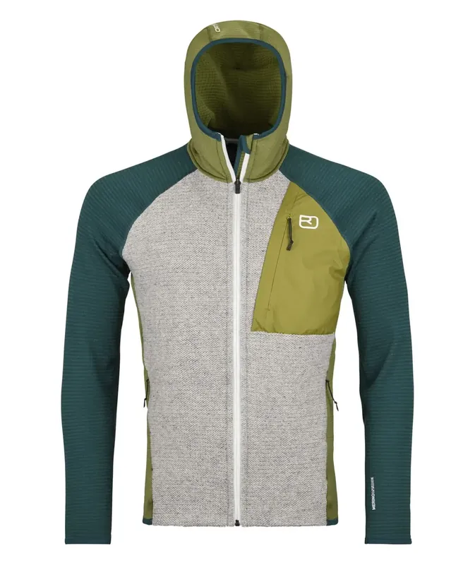 Ortovox Fleece Gp Classic Knit Hoody M M zelená Hit Sezóny