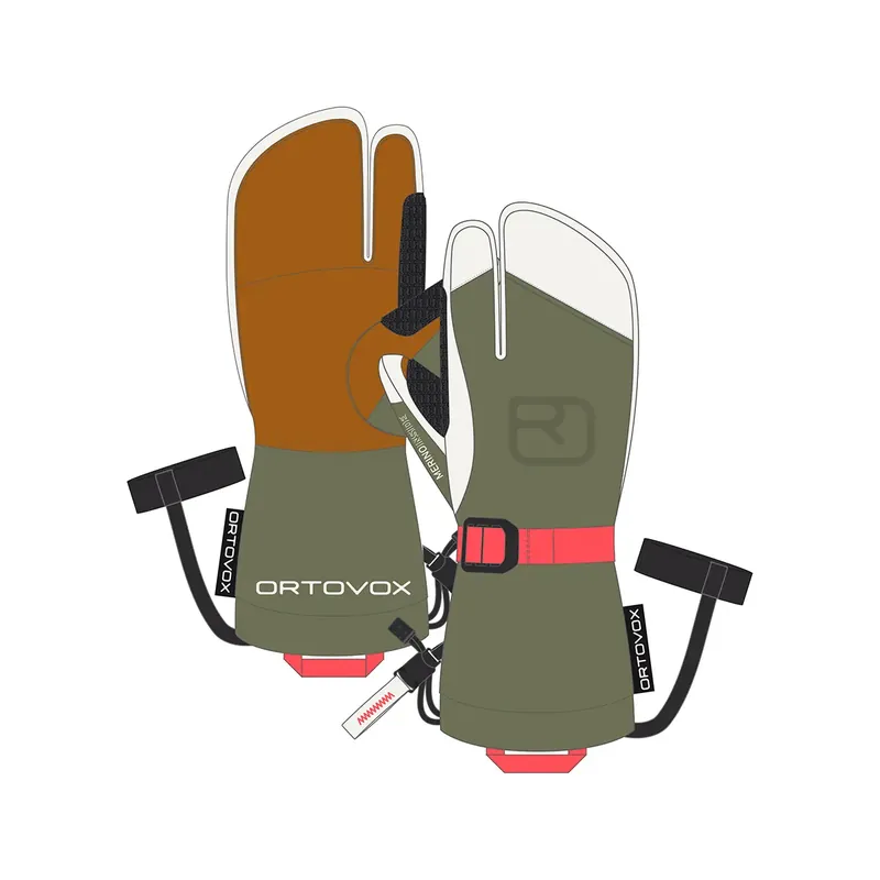 Ortovox Mer. Freeride 3 Finger Glove W XS zelená Objednat Nyní