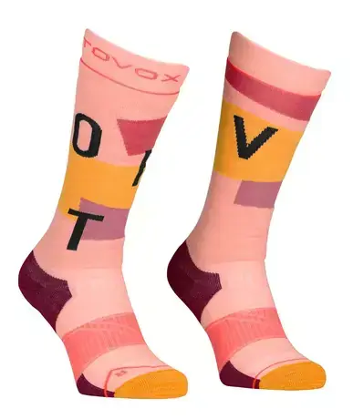 Dokud Zásoby Vydrží Ortovox Freeride Long Socks Cozy W 35-38 růžová