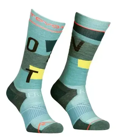 Ortovox Freeride Long Socks Cozy W 35-38 tyrkysová Hit Sezóny