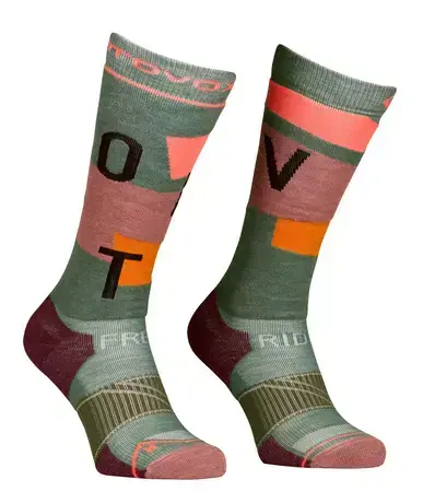 Cenová Bomba Ortovox Freeride Long Socks Cozy W 35-38 zelená