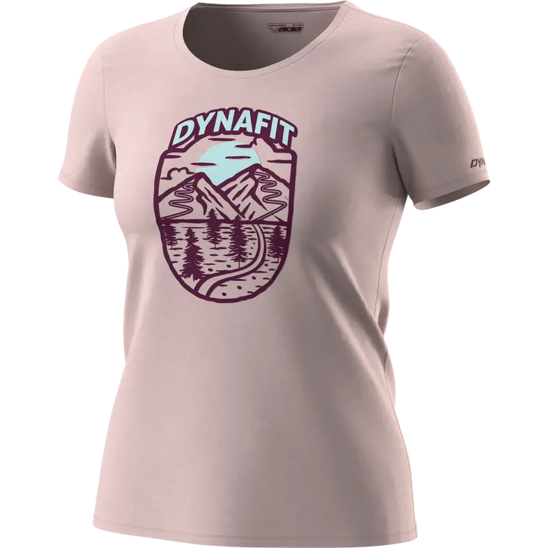 Dynafit Graphic Cotton T-Shirt Women 42/36 růžová Finální Výprodej