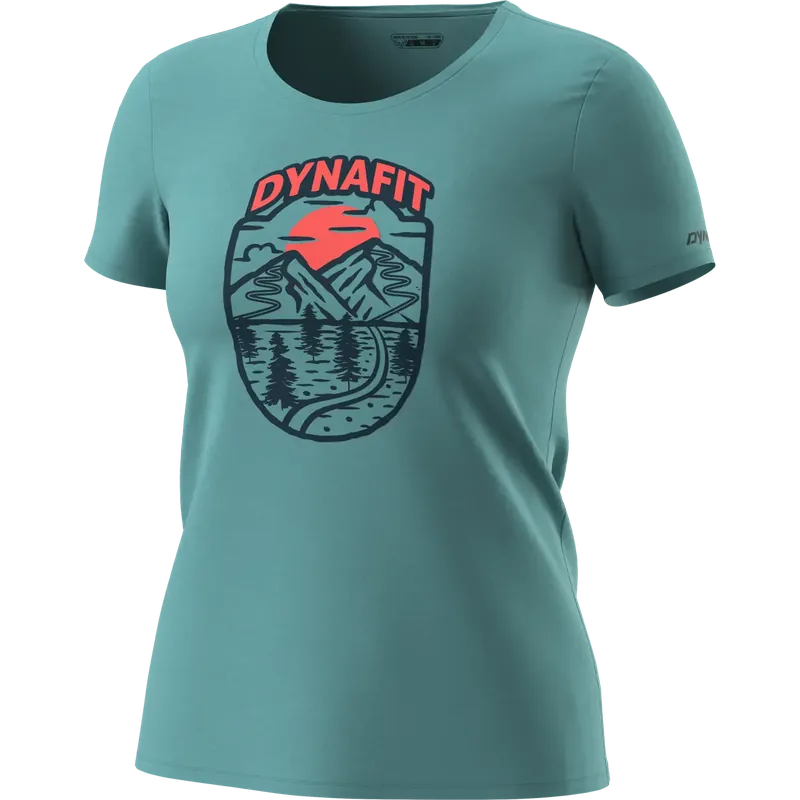 Horká Nabídka Dynafit Graphic Cotton T-Shirt Women 46/40 tyrkysová