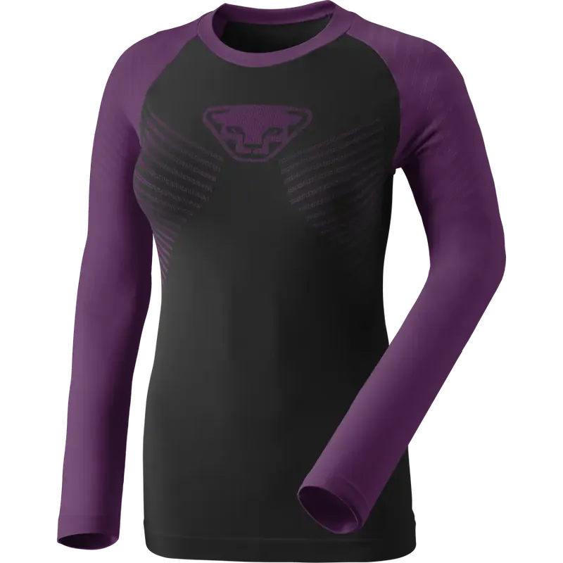 Dynafit Speed Dryarn® Long Sleeve Shirt Women 42/36 černá/fialová Vysoce Kvalitní