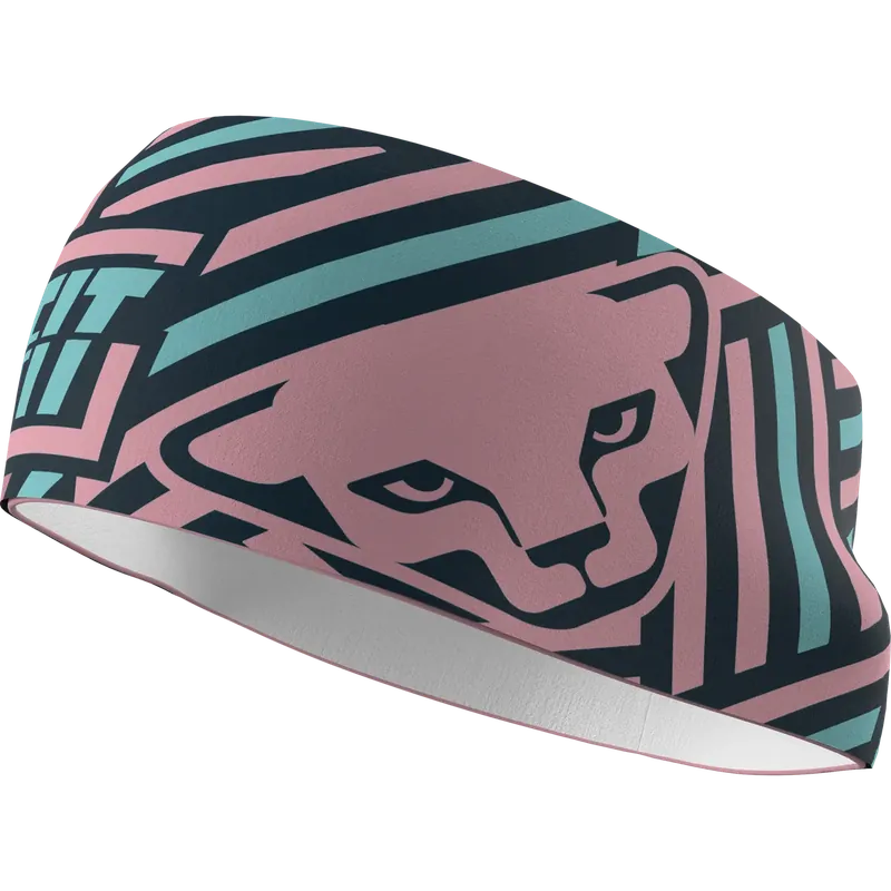 Nová Kolekce Dynafit Graphic Performance Headband UNI růžová/tyrkysová