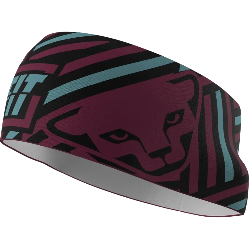 Horká Nabídka Dynafit Graphic Performance Headband UNI vínová/tyrkysová