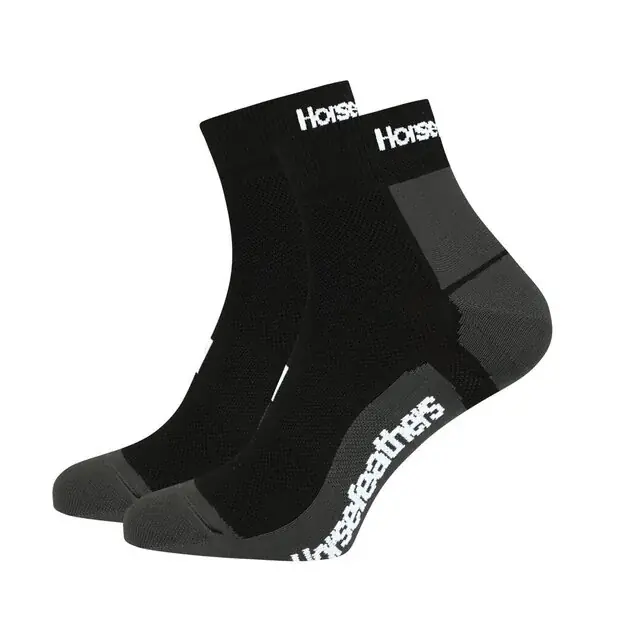 Horsefeathers bike ponožky Cadence 5–7 černá Výprodej