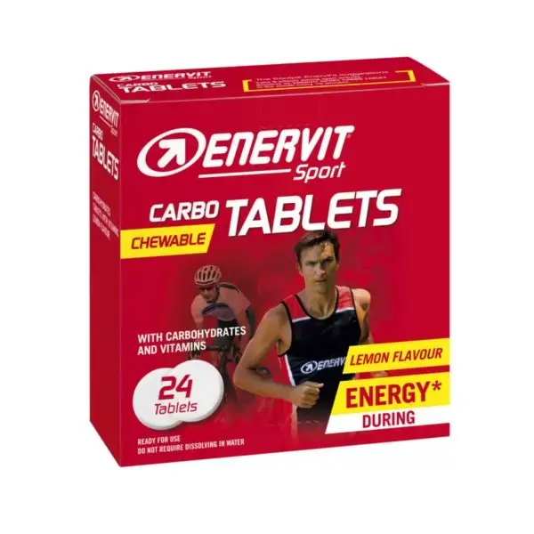 Enervit Carbo Tablets citron 24 ks Poslední Šance