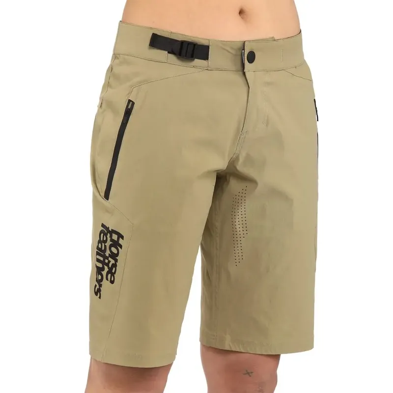 Horsefeathers W Stoker II Bike Shorts 36 béžová Finální Výprodej