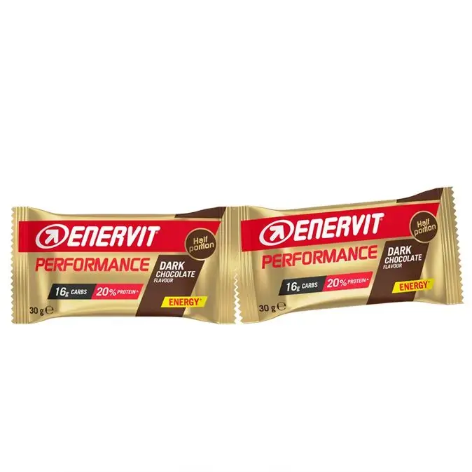 Enervit Performance Bar tmavá čokoláda 2x30 g Výprodej