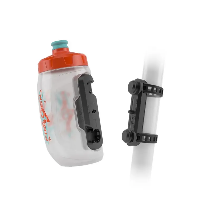 Originální Fidlock Twist Set Láhev Dětská 450ml - Univerzální Základna 450 ml šedá/červená
