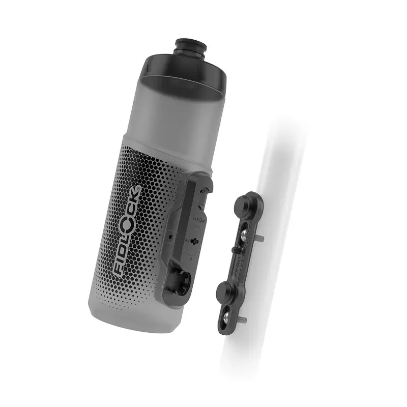 Fidlock Twist Set Láhev Tmavá 600ml - Základna Na Rám 600 ml šedá Super Cena