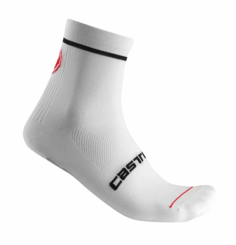 Nejlepší Cena Castelli Entrata 9 Sock S/M bílá