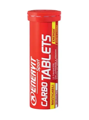 Enervit Carbo Tablets citron 12 ks Zlevněný