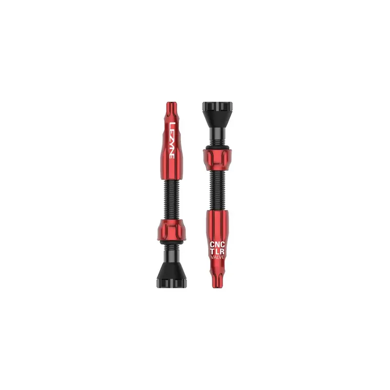 Lezyne CNC TLR VALVE černá/červená Novinka