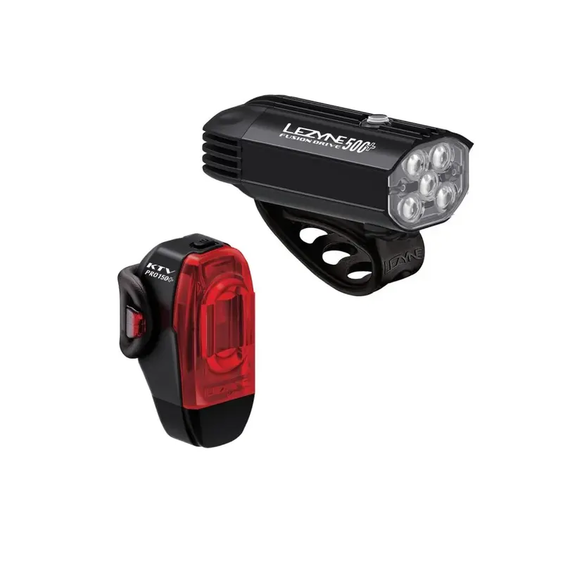 Top Prodej Lezyne FUSION DRIVE 500+ / KTV DRIVE PRO+ PAIR černá/červená