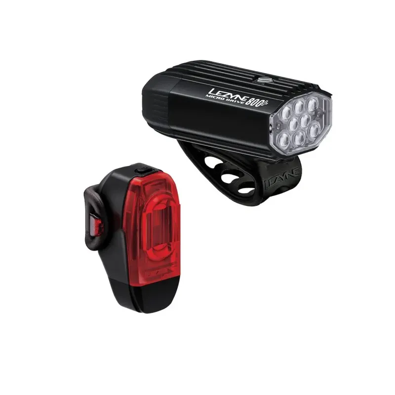 Lezyne MICRO DRIVE 800+ / KTV DRIVE+ PAIR černá/červená Nejlepší Cena