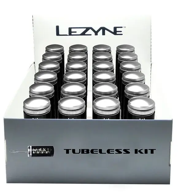 Lezyne TUBELESS KIT BOX černá/stříbrná Nejprodávanější