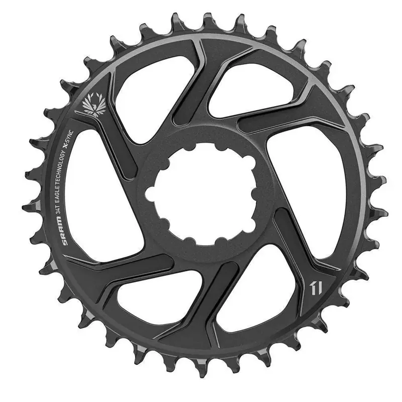 Ověřený Převodník SRAM CR X-SYNC SL EAGLE 34T DM 6 OFFSET BLK
