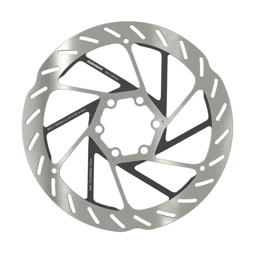 Cenový Hit Brzdový kotouč SRAM AM DB ROTOR/BOLTS HS2 160 ROUNDED