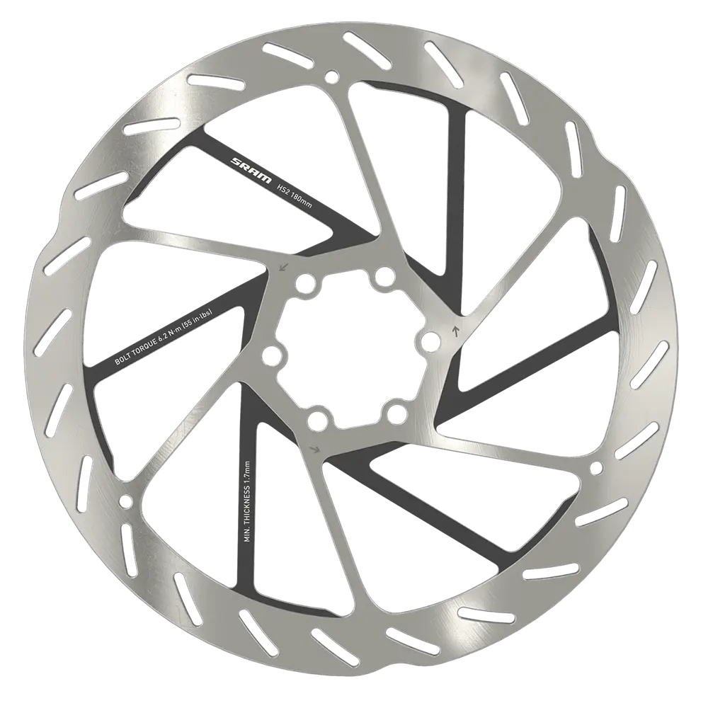 Brzdový kotouč SRAM AM DB ROTOR/BOLTS HS2 180 ROUNDED Značkový