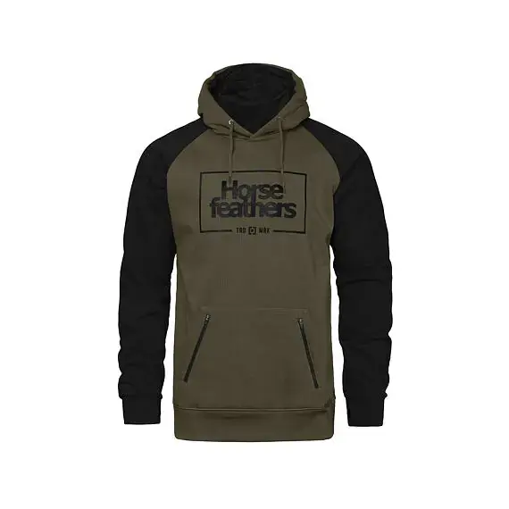 Ihned K Objednání Horsefeathers SHERMAN II sweatshirt M zelená/černá