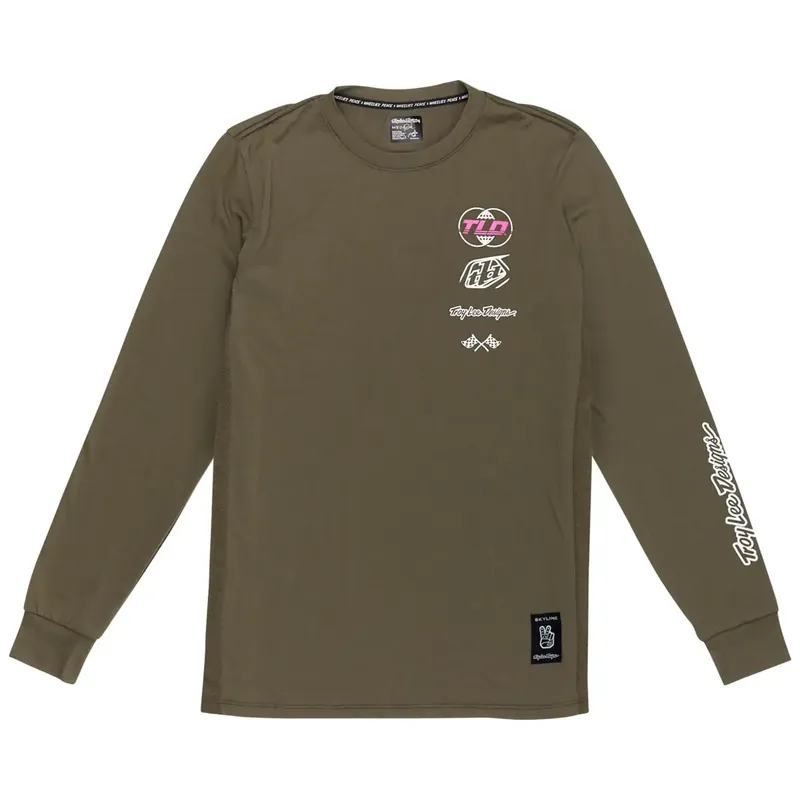 Nejlepší Volba TLD Dres Skyline Ride Tee M zelená