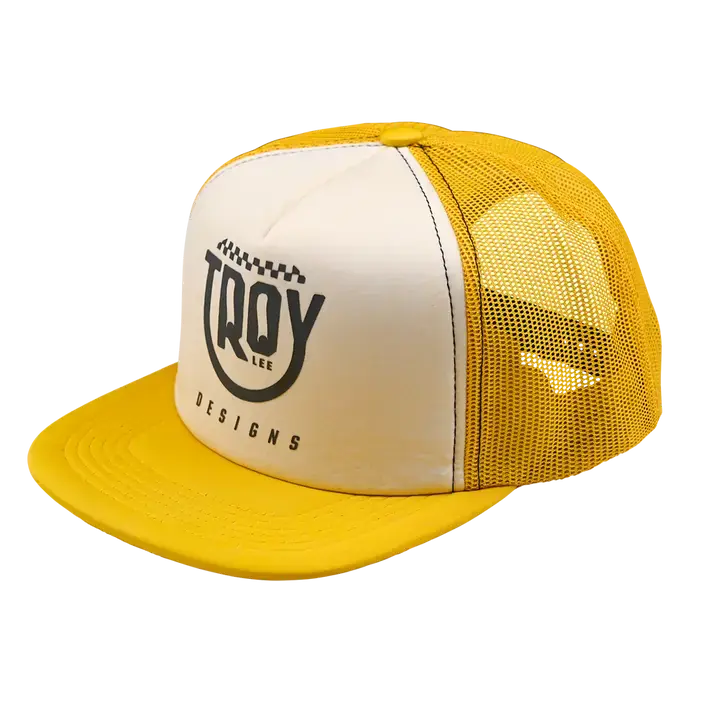 TLD Kšiltovka Trucker Smiley UNI žlutá/bílá Vysoce Kvalitní