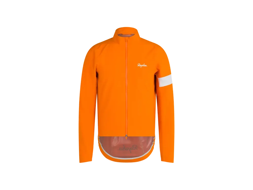 Jen Po Omezenou Doba Nepromokavá cyklistická bunda Rapha Core II XXL oranžová