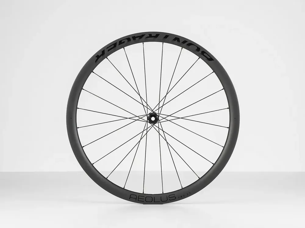 Autentický Přední kolo Bontrager Aeolus Pro 37 Disc TLR 100 700, 24 děr, černá Front černá