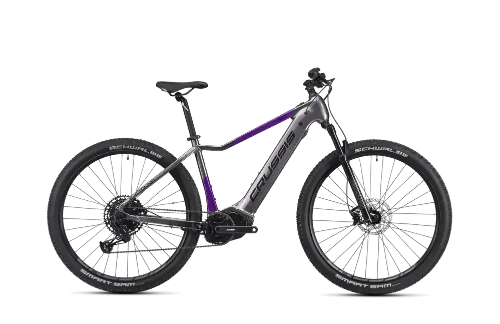 Crussis e-Fionna 9.10-(900 Wh) 16" šedá/fialová Značkový