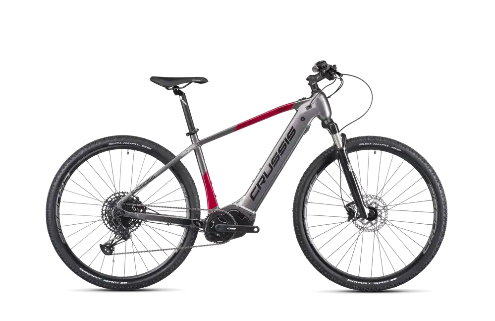 Autentický Crussis e-Cross 9.10-(720 Wh) 20" šedá/červená