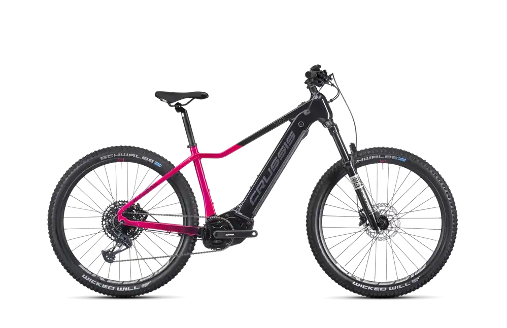 Crussis e-Guera 10.10-(900 Wh) 19" růžová/černá Zlevněný