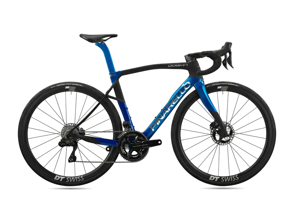 Pinarello DOGMA X SHIMANO Dura Ace Di2 2x12 DB (MY25) 550 modrá/černá Jen Po Omezenou Doba
