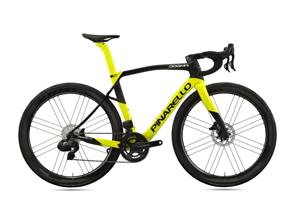 Koupit Online Pinarello DOGMA X SHIMANO Dura Ace Di2 2x12 DB (MY25) 430 žlutá/černá