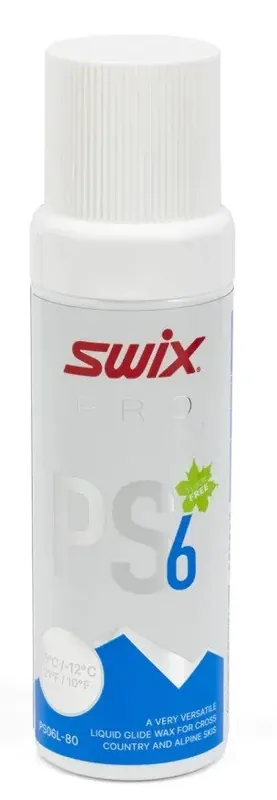 Akční Cena Swix Skluzný vosk PS6 Liquid Blue 80 ml 80 ml