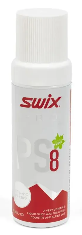 Nová Kolekce Swix Skluzný vosk PS8 Liquid Red 80 ml 80 ml