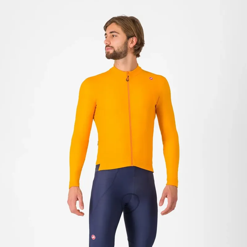 Castelli dres Espresso Thermal Jersey XL oranžová Nízká Cena