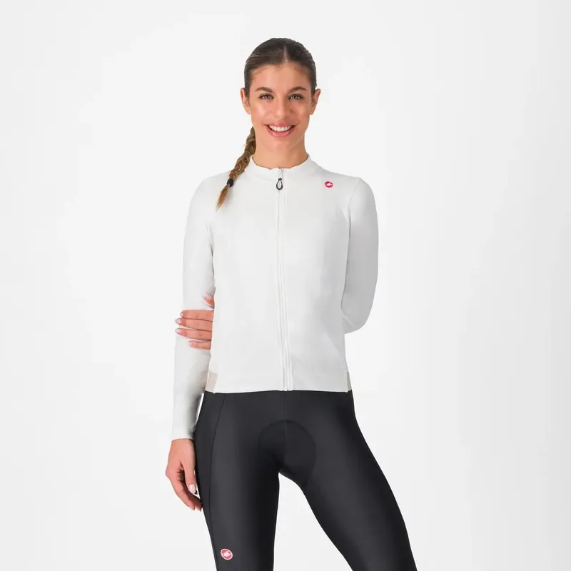 Cenově Výhodný Castelli dámský dres Espresso Thermal W Jersey M bílá
